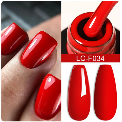 7ML Pink Glitter Nail Gel Polish Nude Natural Long Lasting Manicure Soak off UV LED Nail Art Base Top Coat Gel Varnish