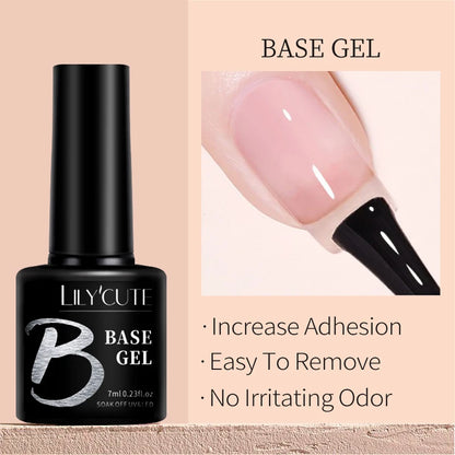 7ML Pink Glitter Nail Gel Polish Nude Natural Long Lasting Manicure Soak off UV LED Nail Art Base Top Coat Gel Varnish