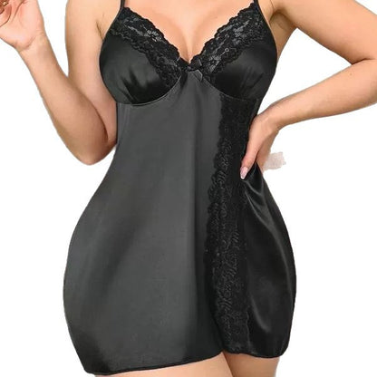 Lace Strap Nightgown For Women