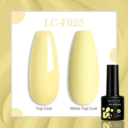 7ML Pink Glitter Nail Gel Polish Nude Natural Long Lasting Manicure Soak off UV LED Nail Art Base Top Coat Gel Varnish