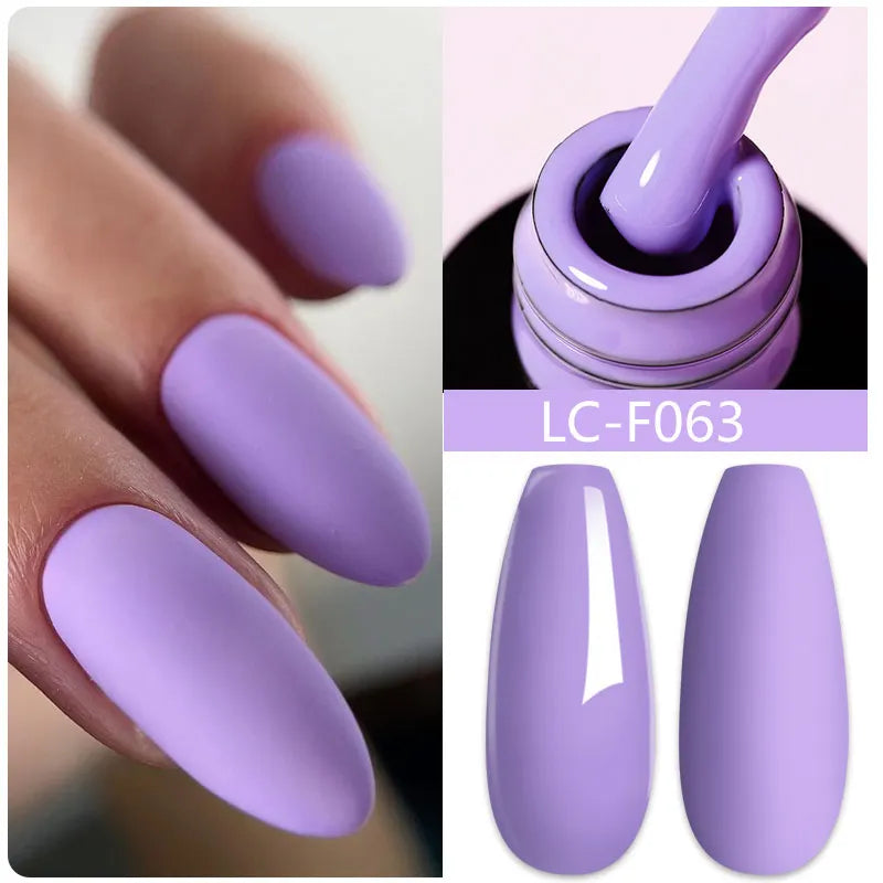 7ML Pink Glitter Nail Gel Polish Nude Natural Long Lasting Manicure Soak off UV LED Nail Art Base Top Coat Gel Varnish