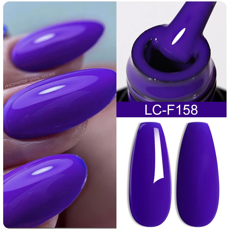 7ML Pink Glitter Nail Gel Polish Nude Natural Long Lasting Manicure Soak off UV LED Nail Art Base Top Coat Gel Varnish
