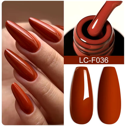 7ML Pink Glitter Nail Gel Polish Nude Natural Long Lasting Manicure Soak off UV LED Nail Art Base Top Coat Gel Varnish
