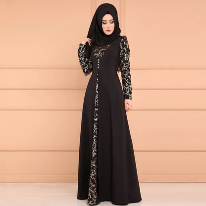 Muslim Abaya Turkey Islamic Arabic Hijab Dress Caftan Dubai Kaftan Moroccan Robe muslim Dress  islamic wear for women Plus size