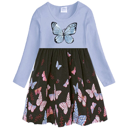 Children Home Party Costumes Elegant Girls Casaul Outside Clothing