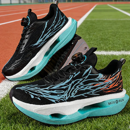 Men's Sneakers Trend Marathon Sports Running Shoes For Men Walking Sneakers Man Night Light Carbon Board Women Athletic Sneakers
