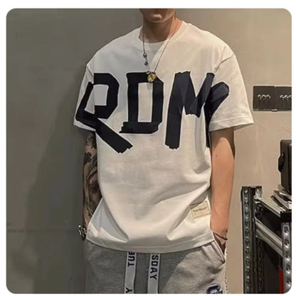 Fashionable summer men's eagle and snake print comfortable and breathable round neck T-shirt outdoor casual top
