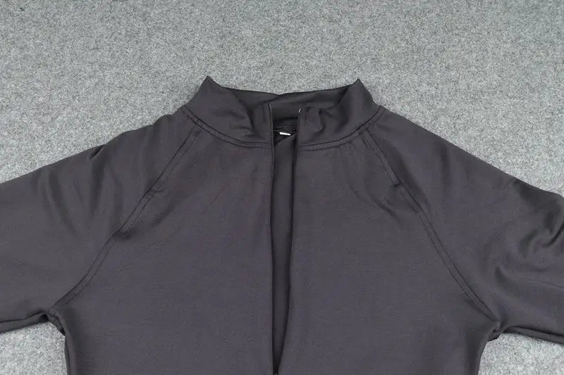 Sexy Long Sleeve Bodysuits for Women Solid Half High Neck Concealed Zipper Long Sleeve Jumpsuits Streetwear Casual Slim Fit Top