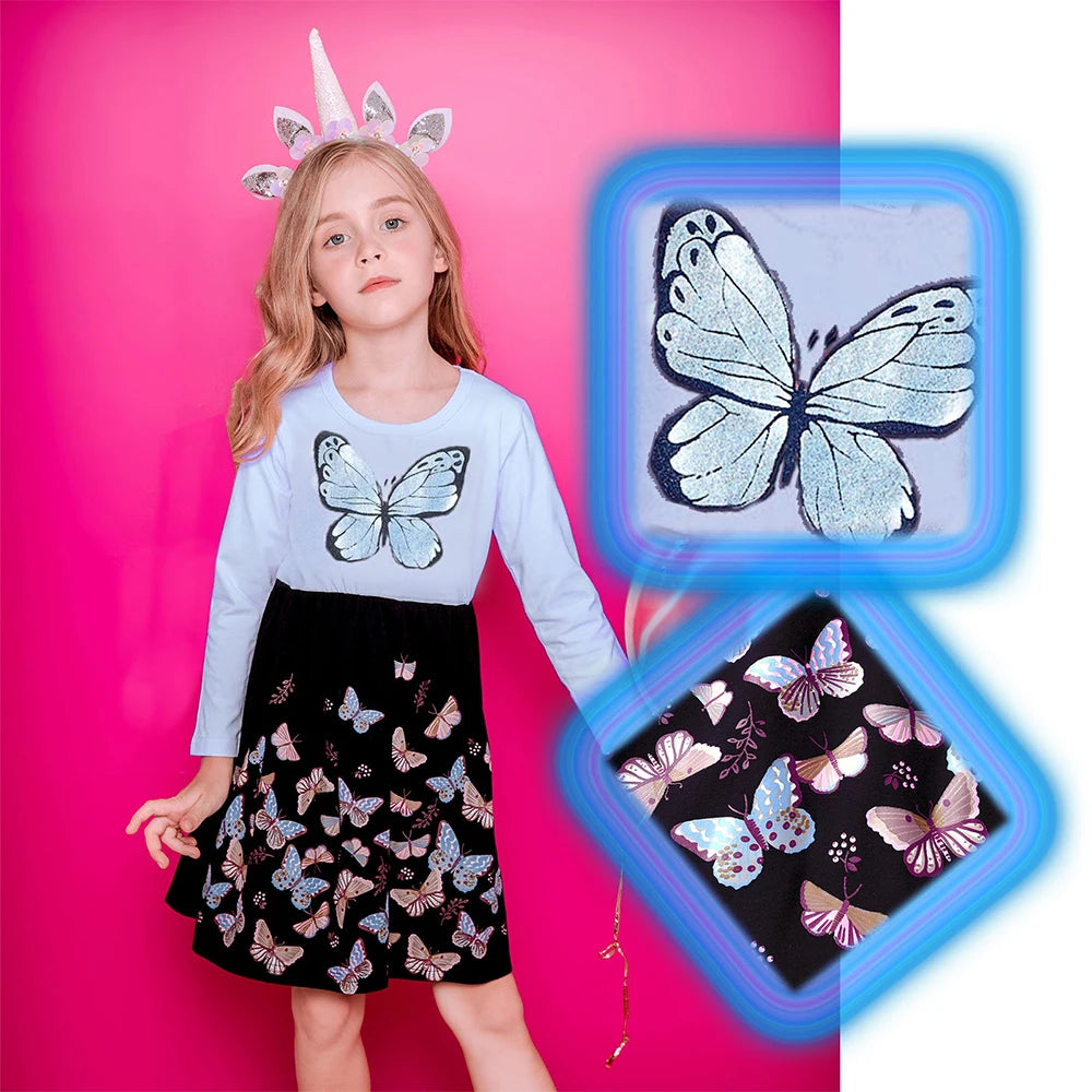 Children Home Party Costumes Elegant Girls Casaul Outside Clothing