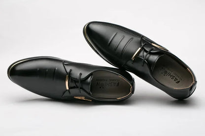 Luxury Mens Leather Shoes High Quality Men's Shoes Pointed Oxford Wedding Leather Men Dress Shoes 2024 Gentleman Office Man Shoe