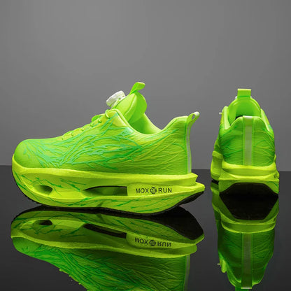 Men's Sneakers Trend Marathon Sports Running Shoes For Men Walking Sneakers Man Night Light Carbon Board Women Athletic Sneakers