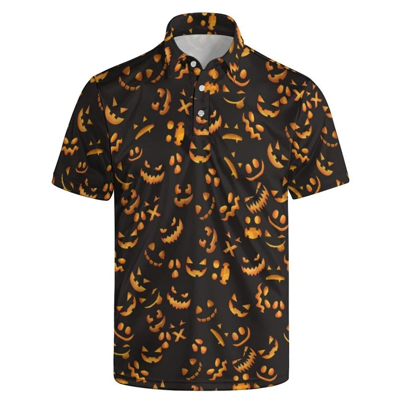 Retro Funny 3d Printed Butt Polo Shirt For Men Summer Personality Oversized Short Sleeve Tee Shirts Tops Casual Male Clothing