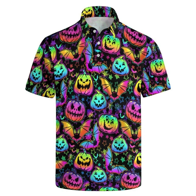 Retro Funny 3d Printed Butt Polo Shirt For Men Summer Personality Oversized Short Sleeve Tee Shirts Tops Casual Male Clothing