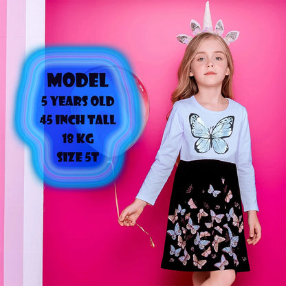 Children Home Party Costumes Elegant Girls Casaul Outside Clothing