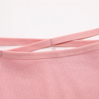 4PCS/Set Women Cotton Panties Sexy Lace Braizlian Panties Low Rise Hollow Out Underwear for Female Cute Bow Breathable Lingerie