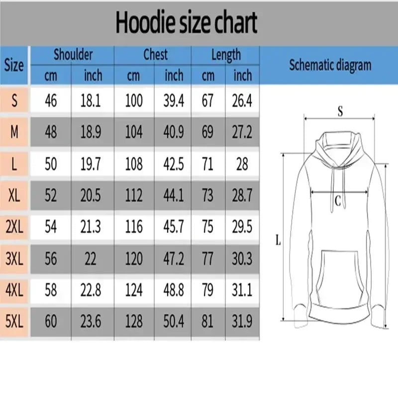 Men's Gothic Patterned Hooded Sweatshirt with Skull and Motorcycle Pattern on The Back Pullover Hoodie for Autumn and Winter