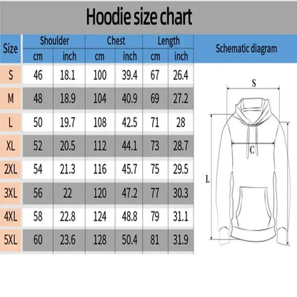 Men's Gothic Patterned Hooded Sweatshirt with Skull and Motorcycle Pattern on The Back Pullover Hoodie for Autumn and Winter