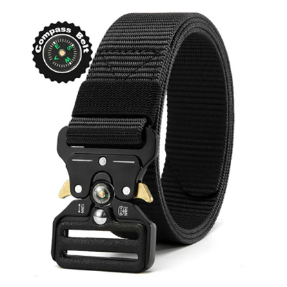 Men's Belt Outdoor Multi Function Compass Belt High Quality Canvas For Nylon Male Luxury Belts Women's Sports Jeans Neutral Belt