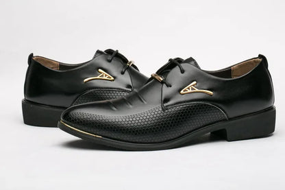 Luxury Mens Leather Shoes High Quality Men's Shoes Pointed Oxford Wedding Leather Men Dress Shoes 2024 Gentleman Office Man Shoe