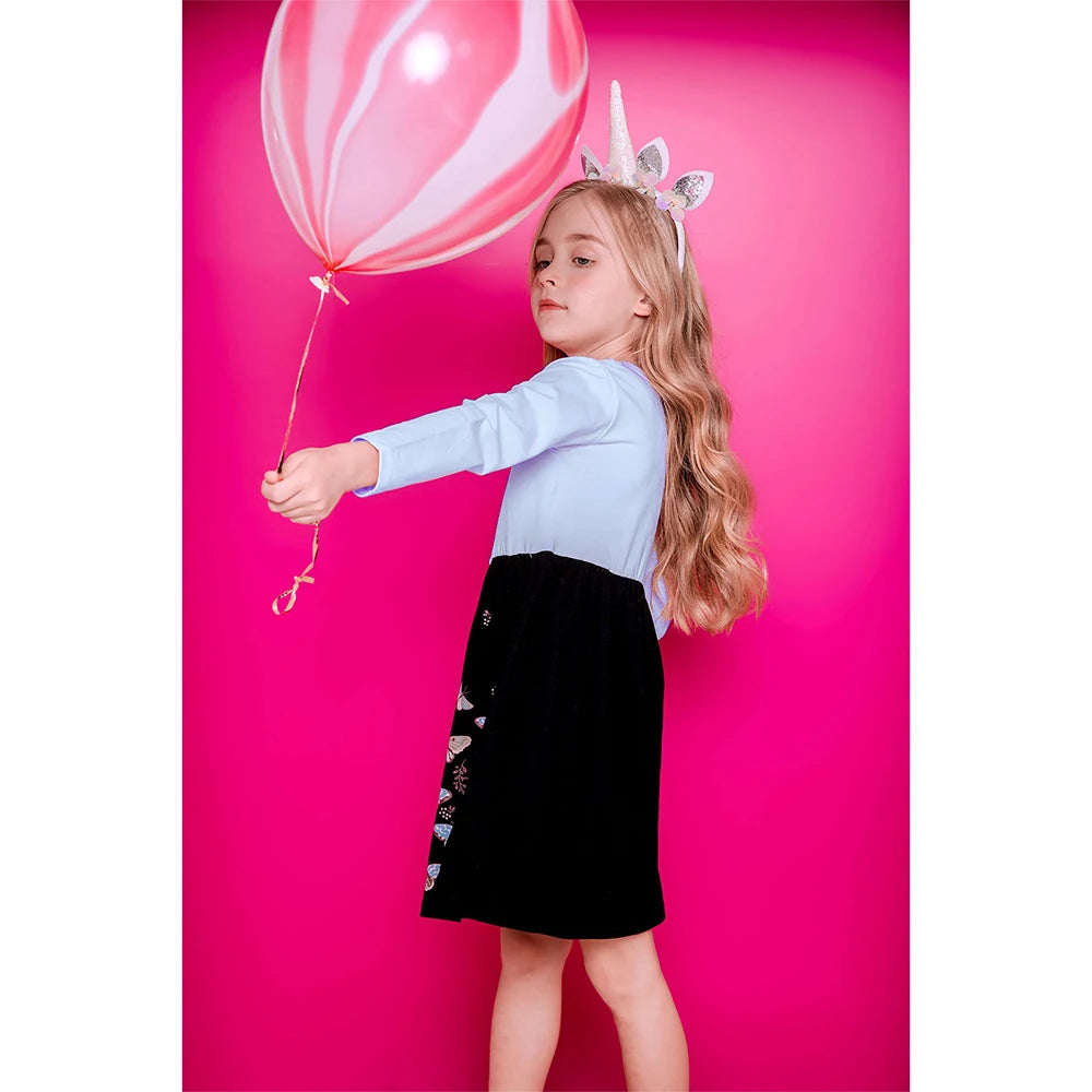 Children Home Party Costumes Elegant Girls Casaul Outside Clothing