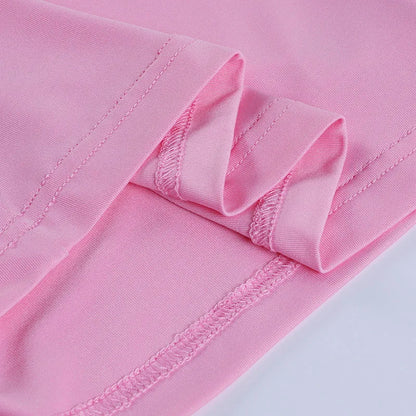 Summer Halter Camisole Tank Top Women V-Neck Sexy Tanks Camis Skinny Backless Pink Corset Tee Shirt Femme Tops WomanT-shirt