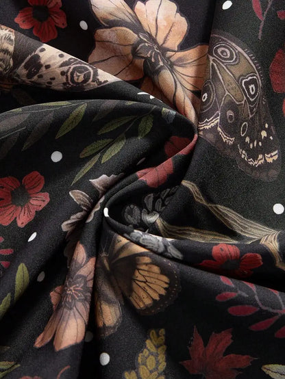 Floral Print Sleeveless V-Neck Midi Dress For Women Summer Casual Boho