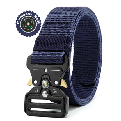 Men's Belt Outdoor Multi Function Compass Belt High Quality Canvas For Nylon Male Luxury Belts Women's Sports Jeans Neutral Belt
