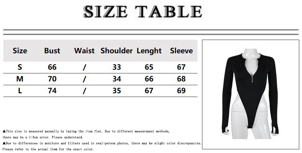Spring Zipper Long Sleeved Jumpsuit High Waist Slimming Sexy Waist Cinch Original Slim Fit Top for Women
