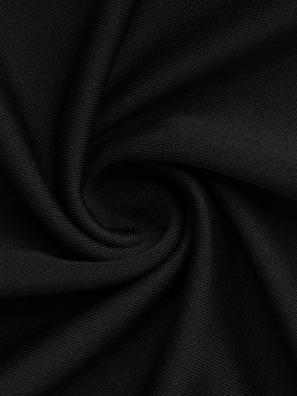 Women HalterNeck DeepV Black Ruched Slit Maxi Dress Elegant Sexy Party SpringSummer Glam WeddingGuest Cocktail Stretchy Dress