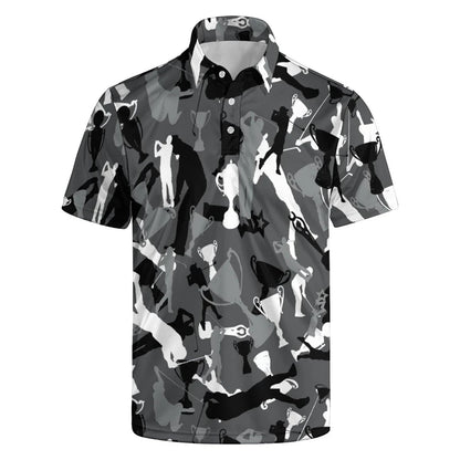 Retro Funny 3d Printed Butt Polo Shirt For Men Summer Personality Oversized Short Sleeve Tee Shirts Tops Casual Male Clothing