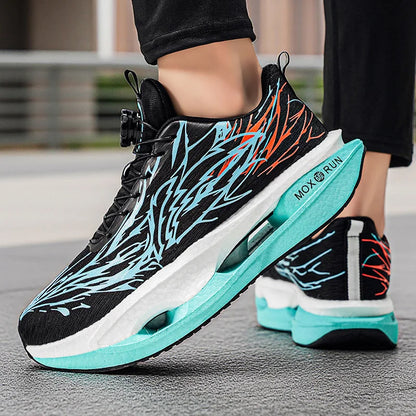 Men's Sneakers Trend Marathon Sports Running Shoes For Men Walking Sneakers Man Night Light Carbon Board Women Athletic Sneakers