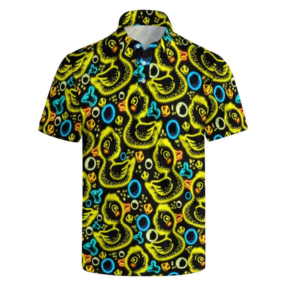 Retro Funny 3d Printed Butt Polo Shirt For Men Summer Personality Oversized Short Sleeve Tee Shirts Tops Casual Male Clothing
