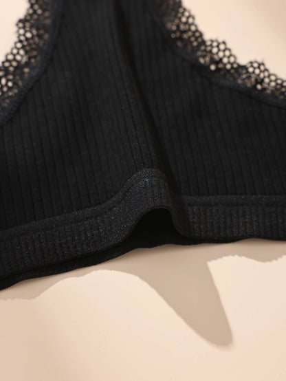 5Pcs Women Thongs Sexy Lace Panties Low Waist Underwear Girls Briefs G-String Breathable Ladies Panty Black Female Lingerie S-XL