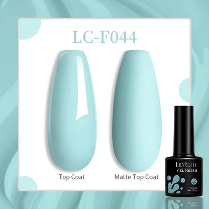 7ML Pink Glitter Nail Gel Polish Nude Natural Long Lasting Manicure Soak off UV LED Nail Art Base Top Coat Gel Varnish