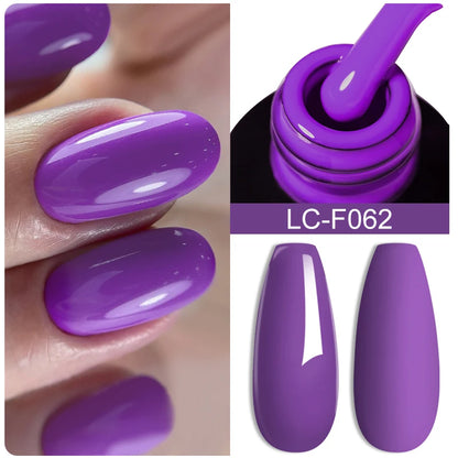 7ML Pink Glitter Nail Gel Polish Nude Natural Long Lasting Manicure Soak off UV LED Nail Art Base Top Coat Gel Varnish