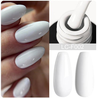 7ML Pink Glitter Nail Gel Polish Nude Natural Long Lasting Manicure Soak off UV LED Nail Art Base Top Coat Gel Varnish