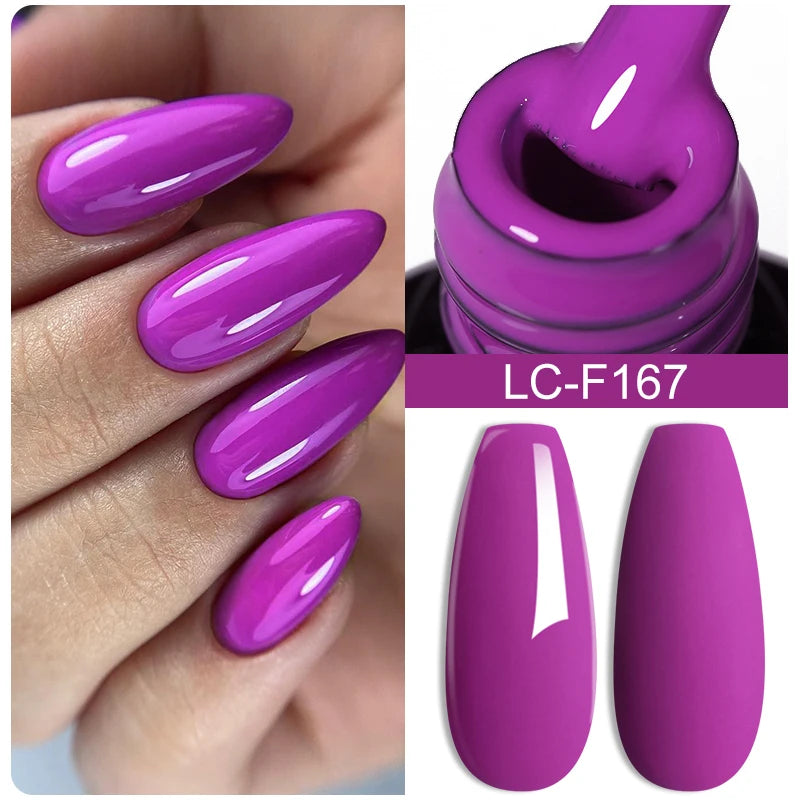 7ML Pink Glitter Nail Gel Polish Nude Natural Long Lasting Manicure Soak off UV LED Nail Art Base Top Coat Gel Varnish