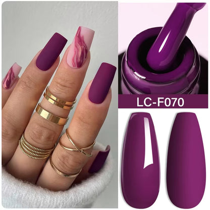 7ML Pink Glitter Nail Gel Polish Nude Natural Long Lasting Manicure Soak off UV LED Nail Art Base Top Coat Gel Varnish