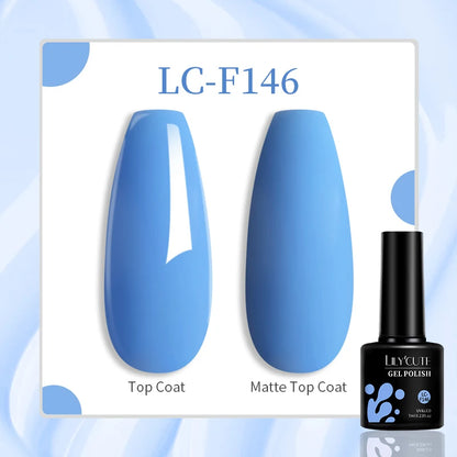 7ML Pink Glitter Nail Gel Polish Nude Natural Long Lasting Manicure Soak off UV LED Nail Art Base Top Coat Gel Varnish